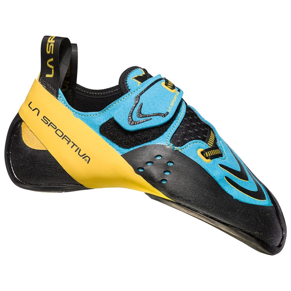 La Sportiva Futura Men's Climbing Shoes - Blue/Yellow - AU-148295